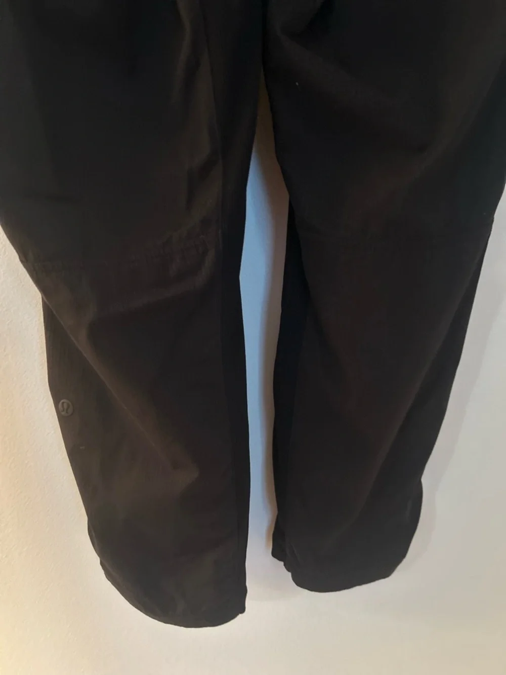 lululemon athletica Black Elastic Waist Joggers Size 8 Adjustable Ankles - Picture 6 of 12